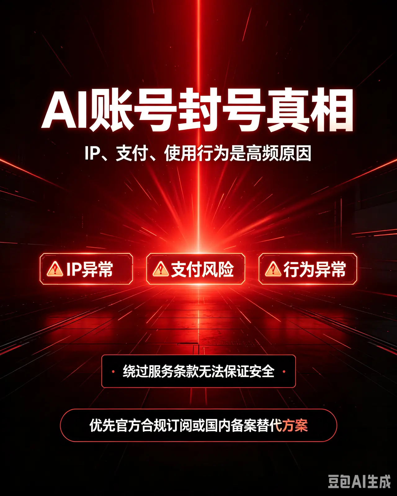 海外 AI 工具封号/限区?中国用户避坑指南
